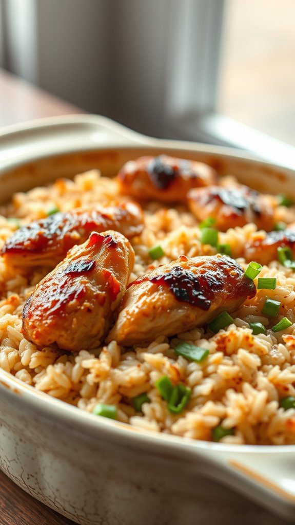 savory chicken rice dish
