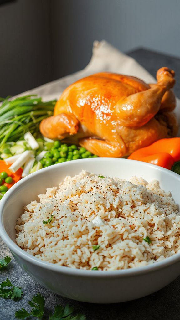 savory chicken rice dish