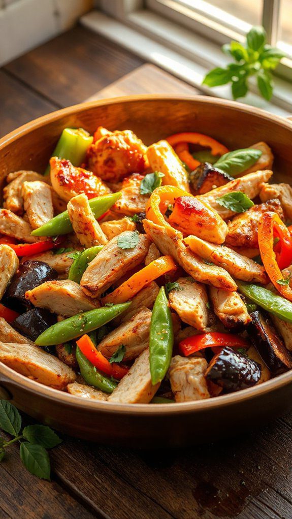 savory chicken vegetable dish