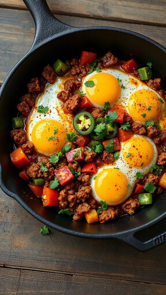 savory egg and chorizo skillet savory egg and chorizo skillet