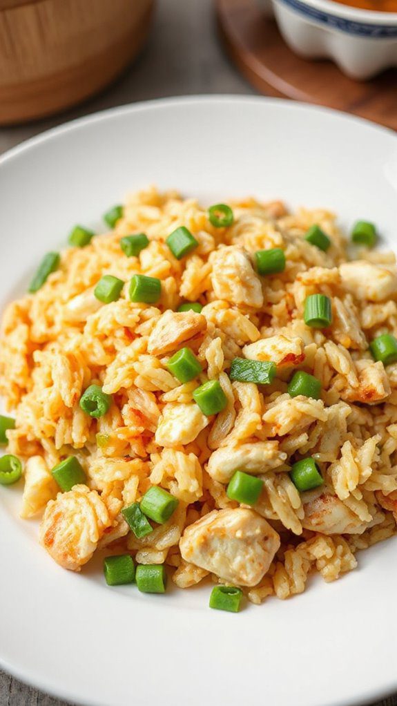 savory egg fried rice