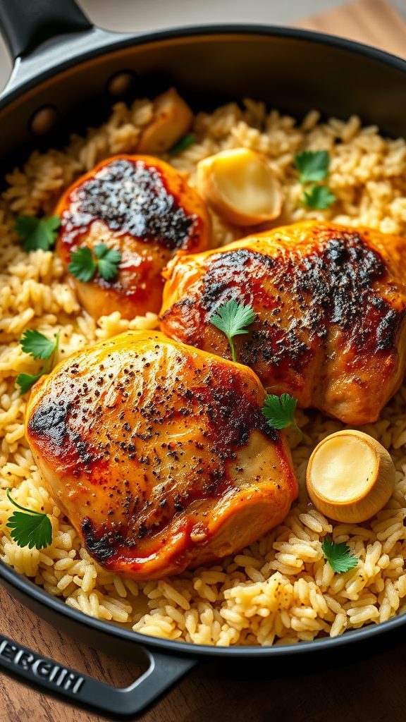 savory garlic butter dish