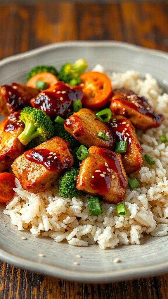 savory grilled chicken dish