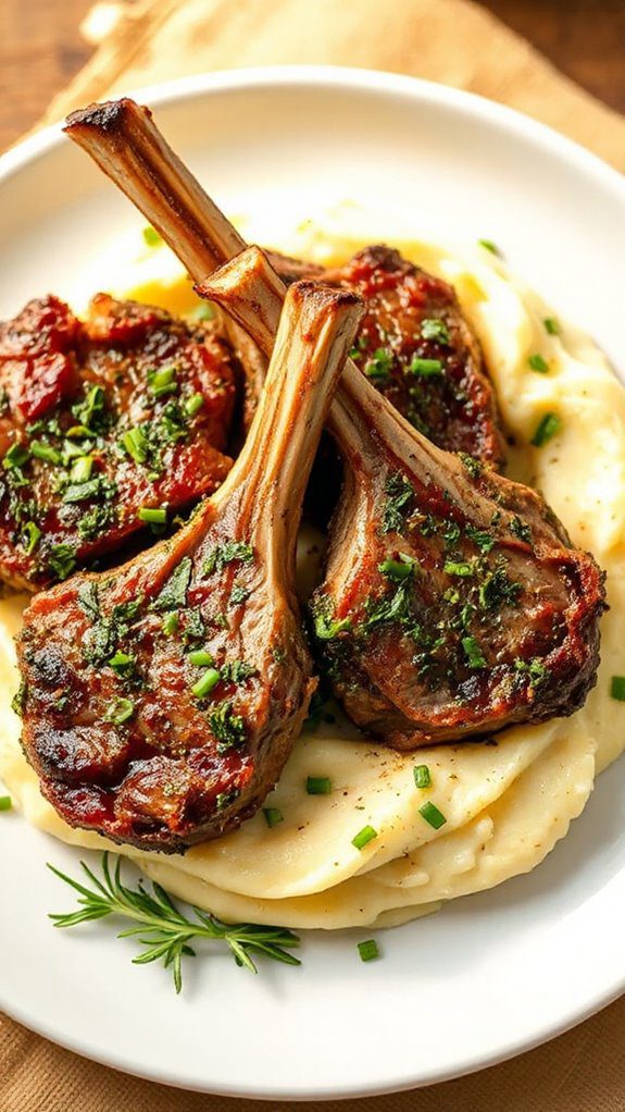 savory lamb chops recipe