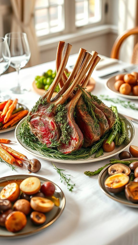 savory lamb with vegetables