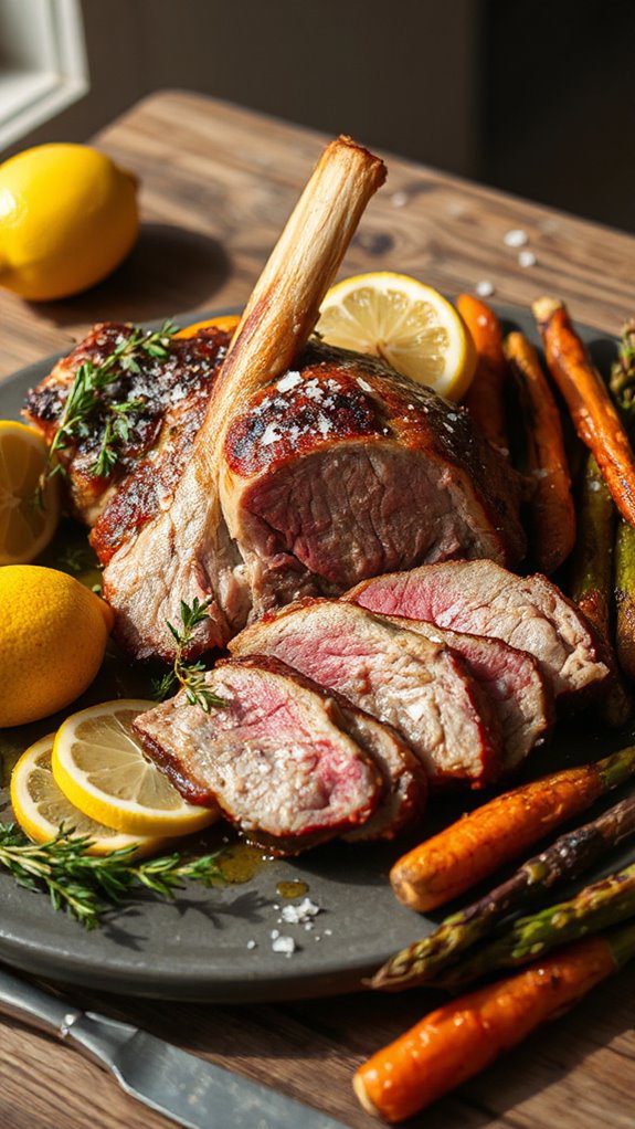 savory lemon thyme lamb