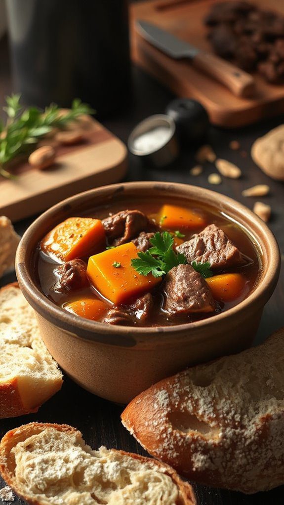 savory meat and vegetables