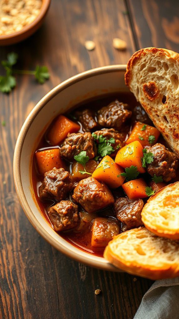 savory moroccan lamb dish