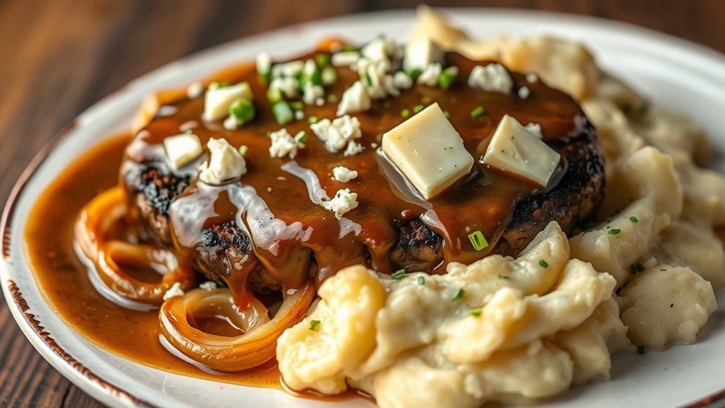 savory onion blue cheese