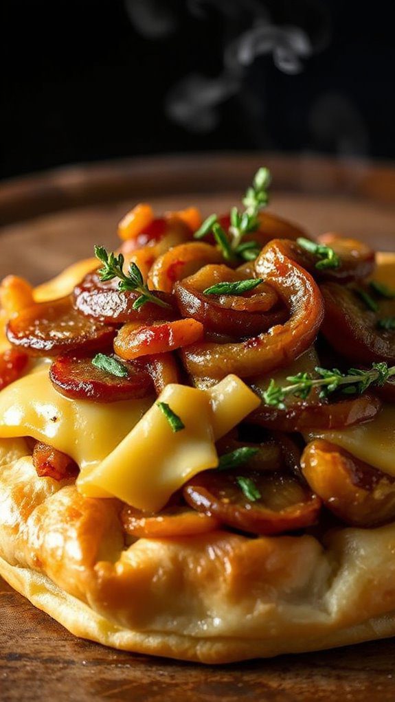 savory onion cheese pastry