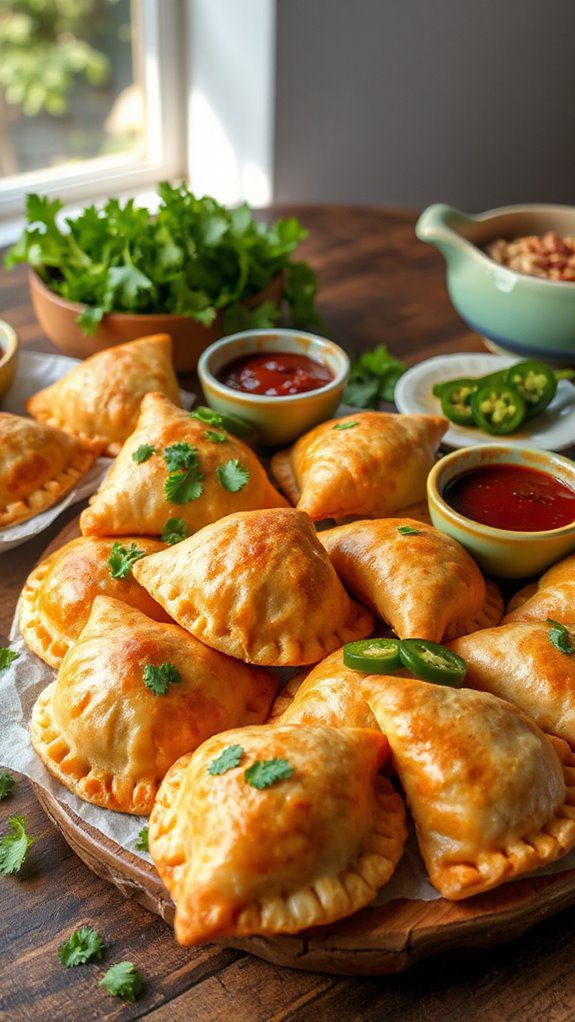 savory pork filled pastries