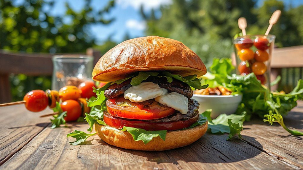 savory portobello mushroom sandwich