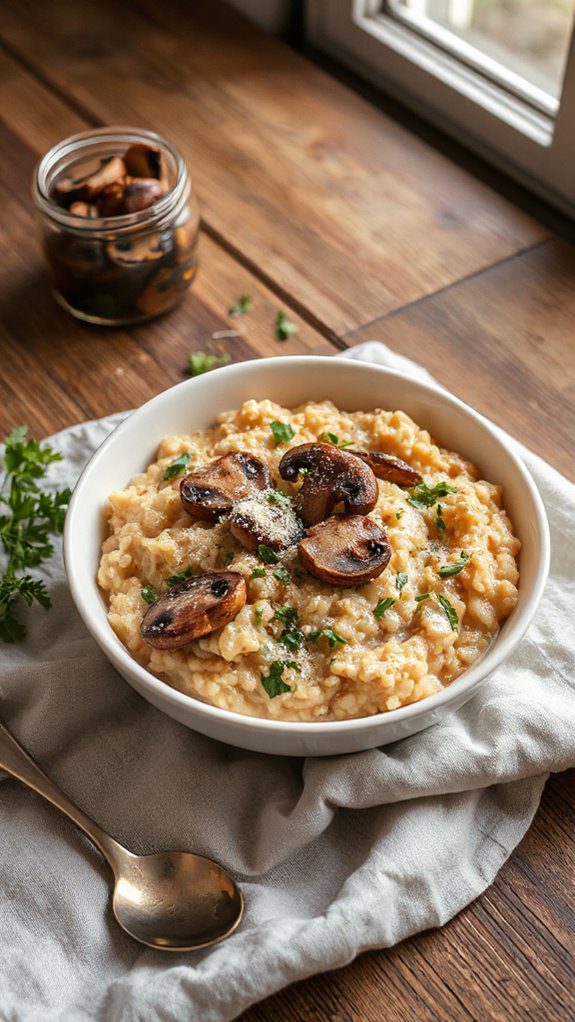 savory rich mushroom dish
