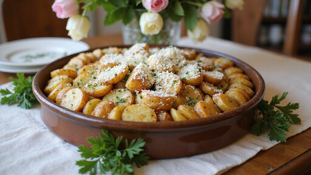 savory roasted garlic potatoes