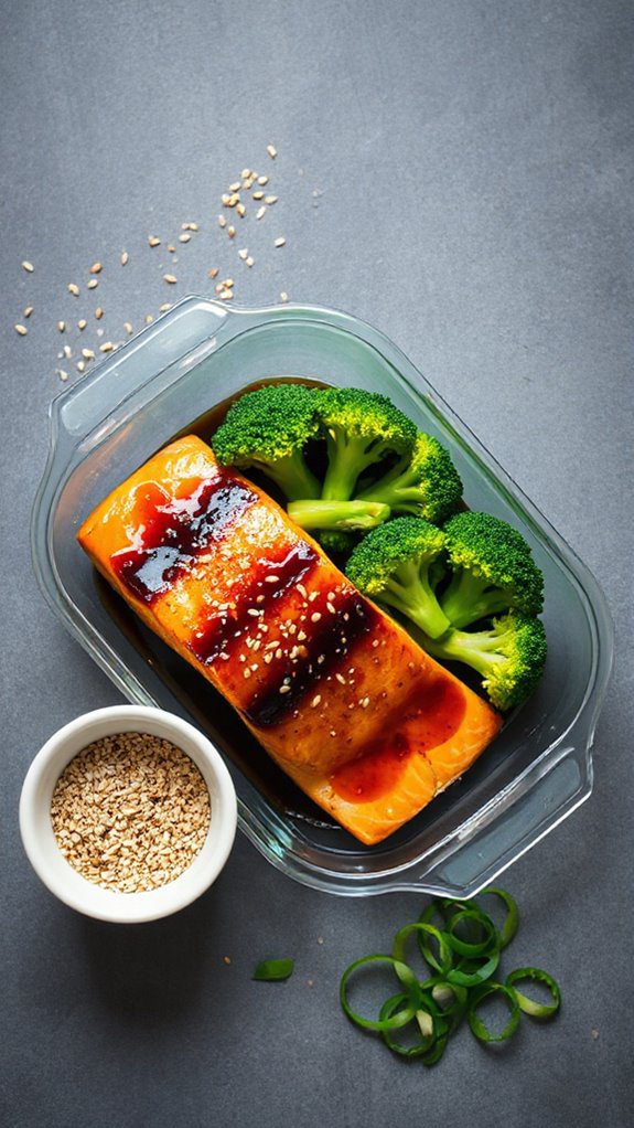 savory salmon with broccoli savory salmon with broccoli