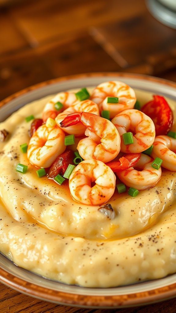 savory seafood and corn