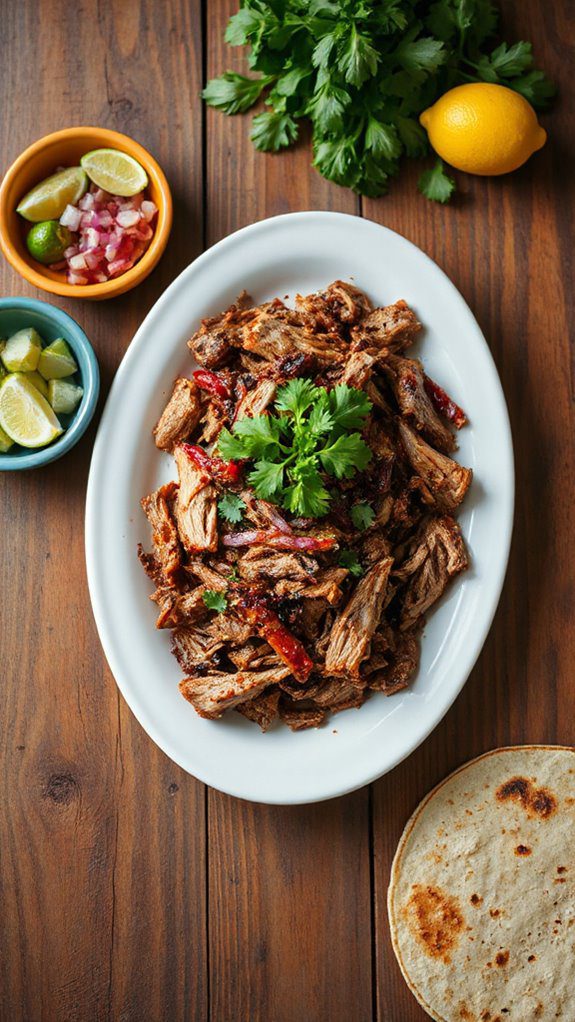 savory slow cooked shredded pork savory slow cooked shredded pork