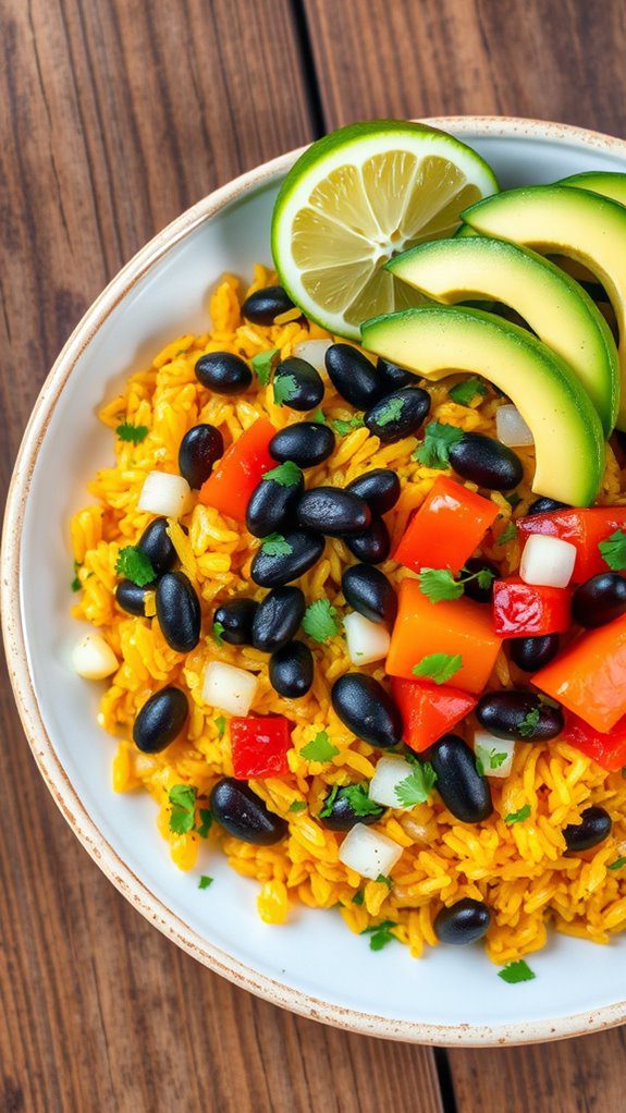 savory spanish rice dish