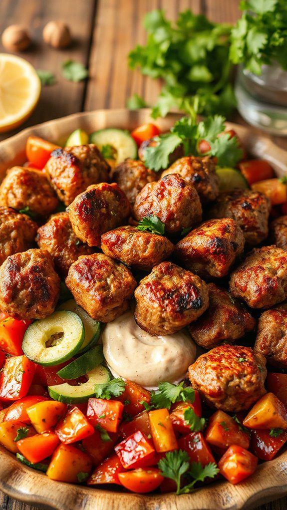 savory spiced meat skewers