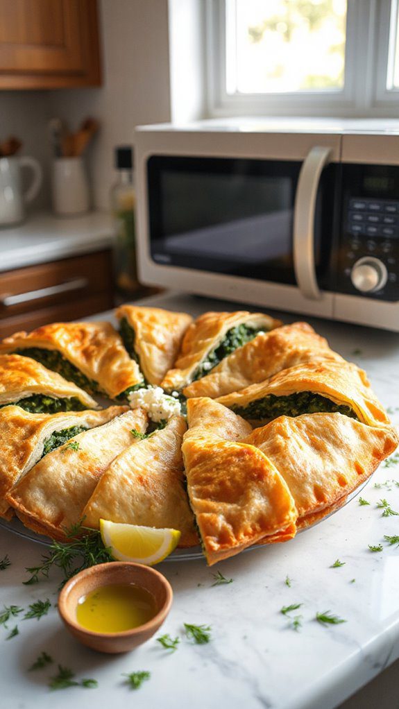 savory spinach cheese pastry