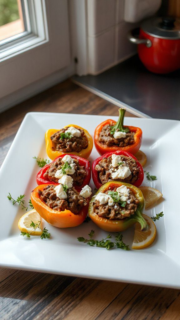 savory stuffed bell peppers