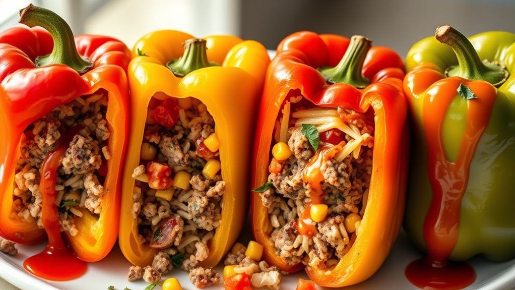 savory stuffed bell peppers
