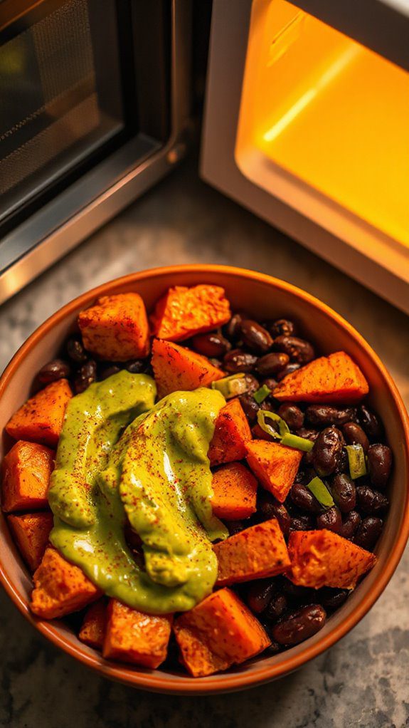 savory sweet potato bowl