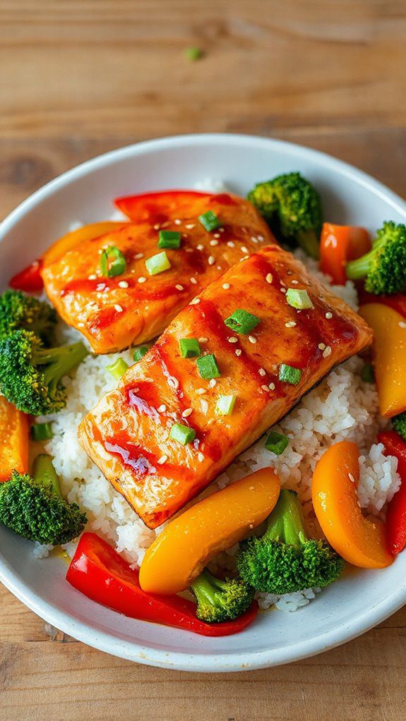 savory teriyaki glazed salmon savory teriyaki glazed salmon