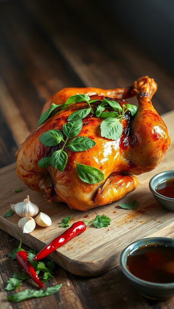 savory thai basil dish