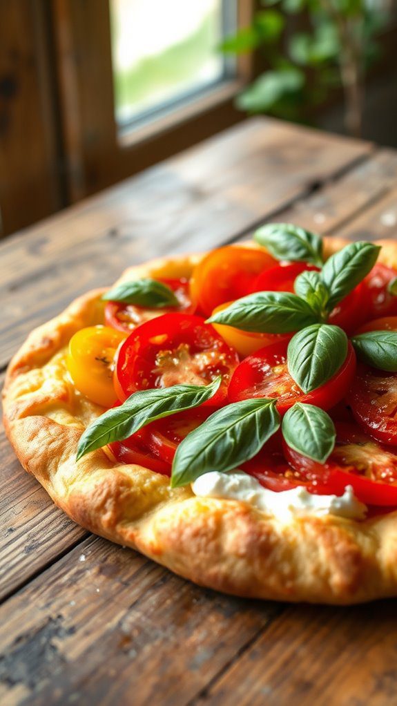 savory tomato basil pastry