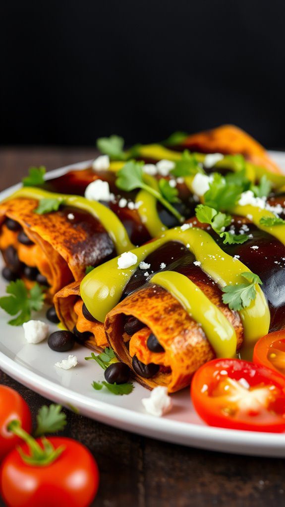 savory vegetarian enchilada recipe