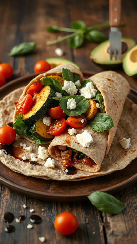 savory veggie and hummus wraps savory veggie and hummus wraps