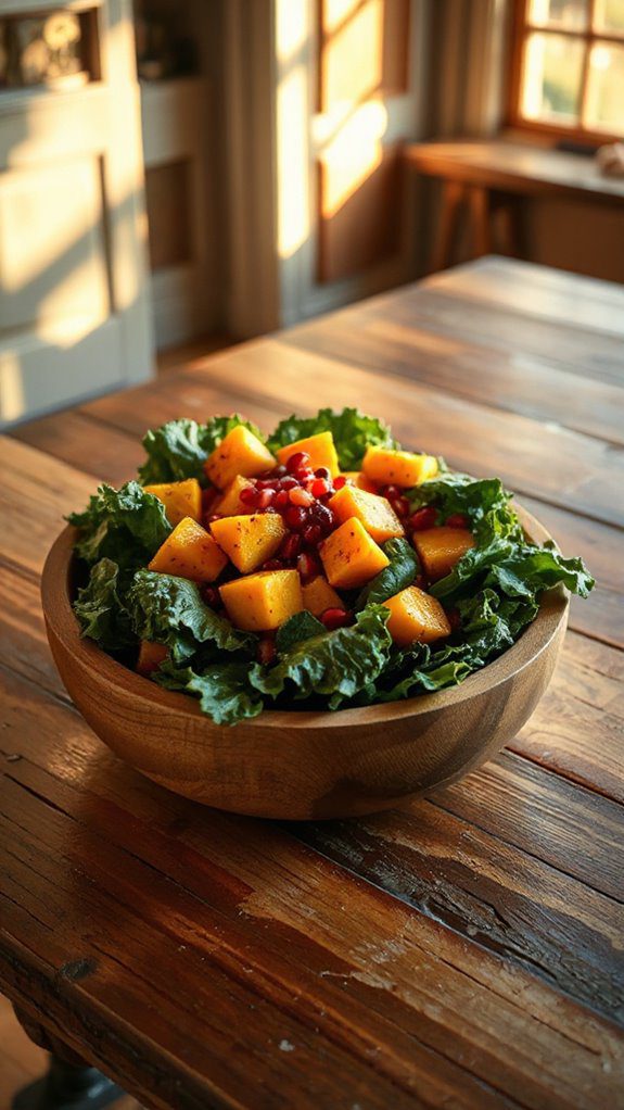 seasonal bounty on plate