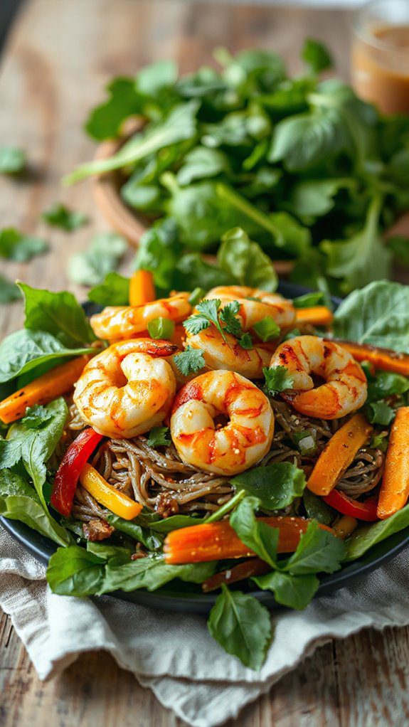 sesame ginger soba noodle salad