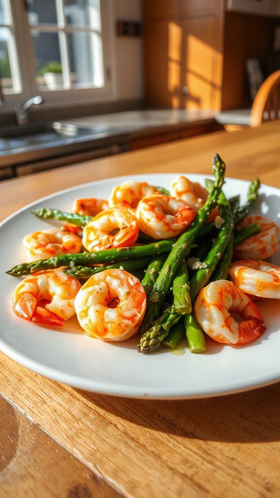 shrimp and asparagus saut shrimp and asparagus saut
