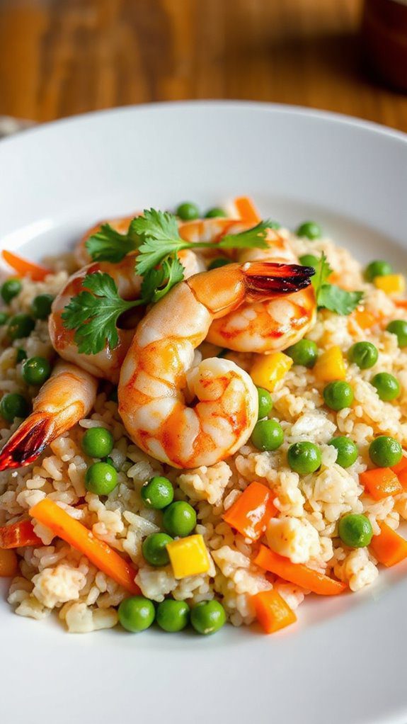 shrimp and rice dish shrimp and rice dish