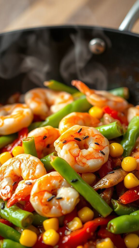shrimp and vegetable stir fry shrimp and vegetable stir fry