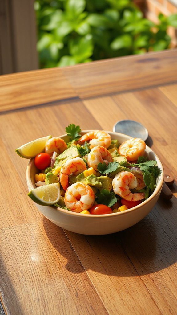 shrimp avocado fresh salad shrimp avocado fresh salad