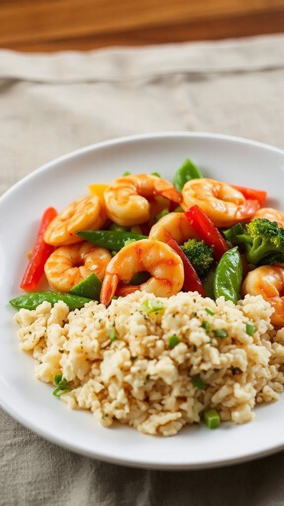 shrimp cooked with spices shrimp cooked with spices