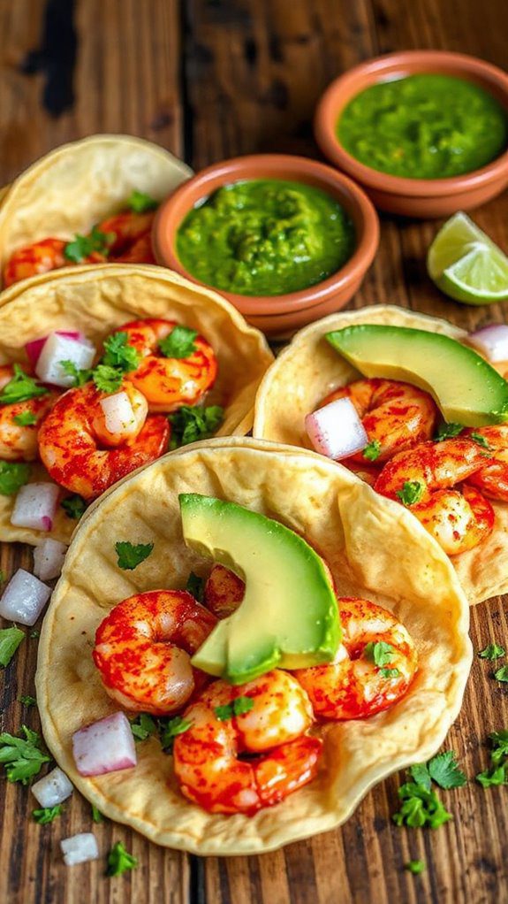 shrimp filled spicy taco recipe shrimp filled spicy taco recipe