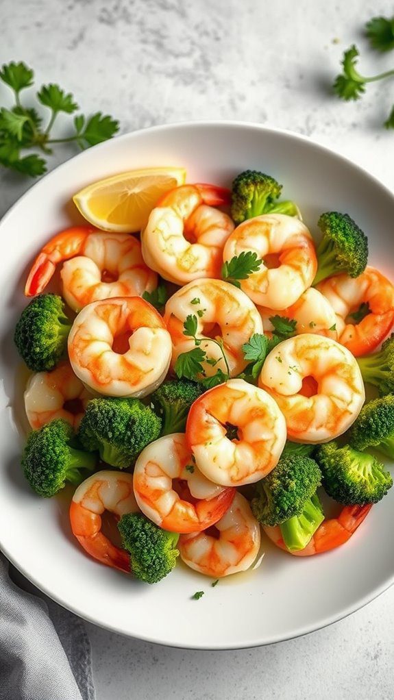 shrimp saut ed with broccoli shrimp saut ed with broccoli