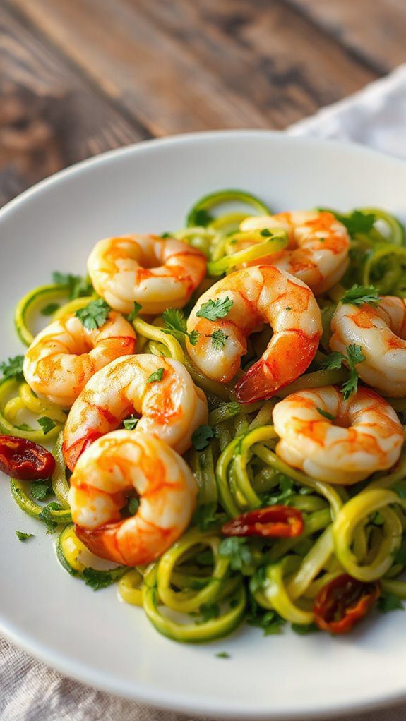 shrimp saut ed with zucchini