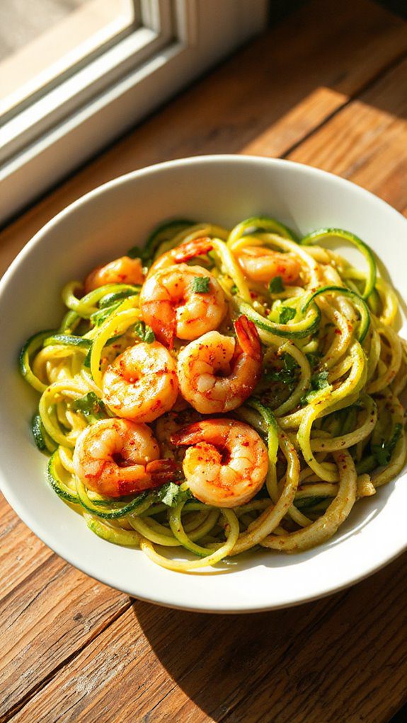 shrimp scampi with zoodles shrimp scampi with zoodles