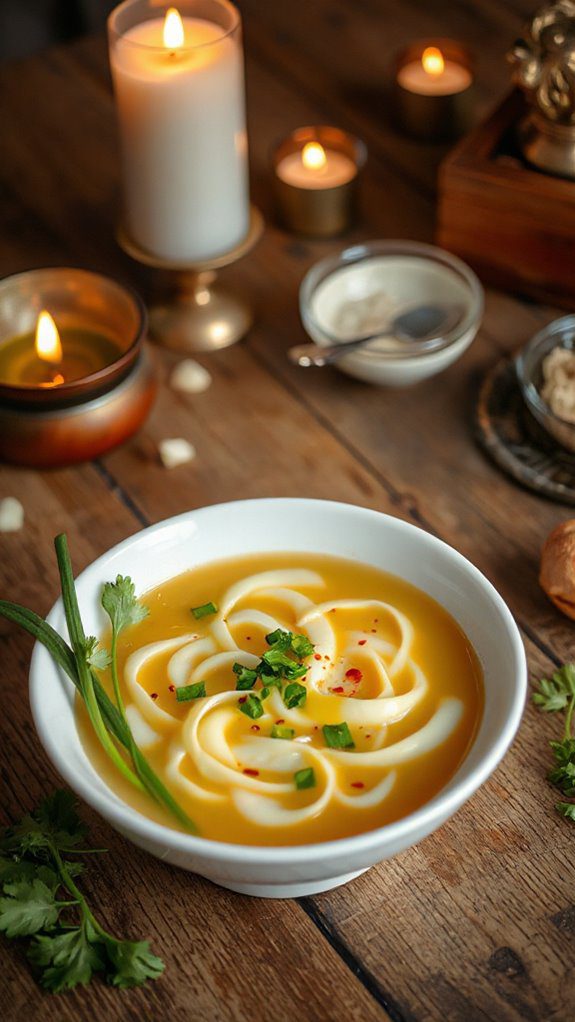 silky broth with egg silky broth with egg