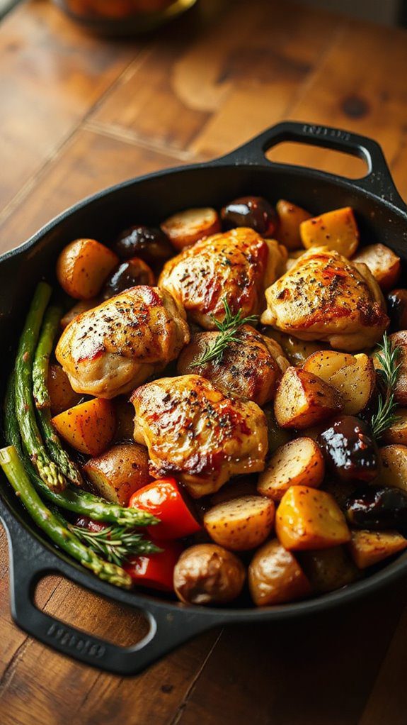 simple skillet chicken dish