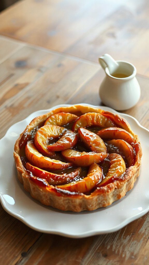 simple upside down apple tart