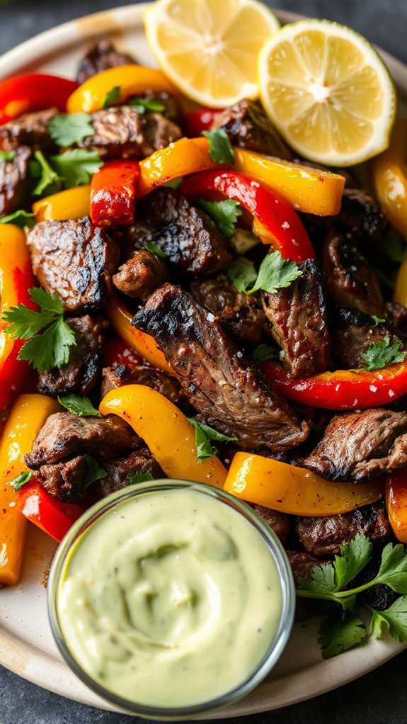 sizzling beef and peppers sizzling beef and peppers