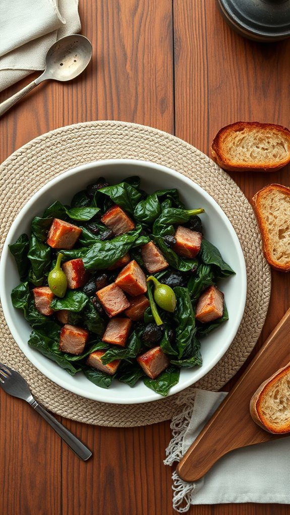 smoked ham hocks greens