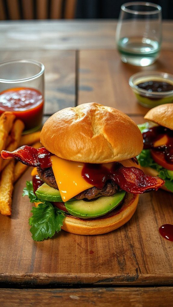 smoky savory burger delight smoky savory burger delight