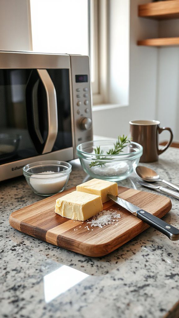 softening butter quickly method